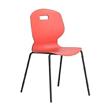 ARC 4 Leg Coral Ergonomic Classroom Chairs