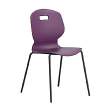 ARC 4 Leg Grape Ergonomic Classroom Chairs