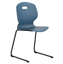 ARC Reverse Steel Blue Cantilever Classroom Chair