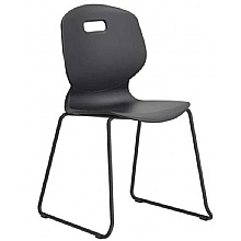 ARC Skid Base Classroom Chair, Anthracite