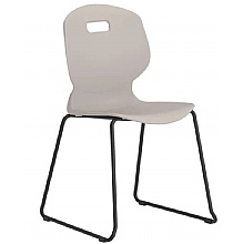 ARC Skid Base Classroom Chair, Grey