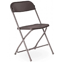Flat Back Folding Chair for Schools and Events, Charcoal