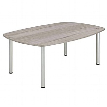 Core Pole Leg Barrel Shaped Meeting Table