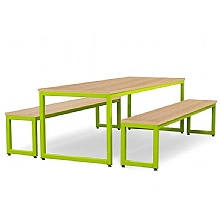 Oak Top with Lime Frame