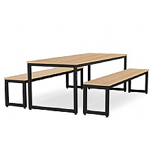 Oak Top with Dark Grey Frame