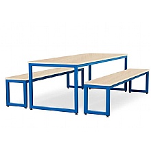 Oak Top with Cyan Frame