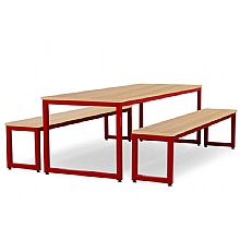 Maple Top with Red Frame