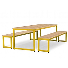 Maple Top with Yellow Frame