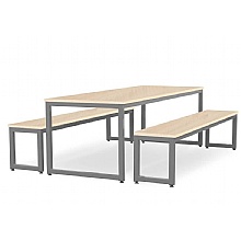 Maple Top with Light Grey Frame