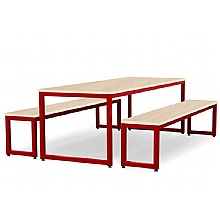 Maple Top with Red Frame