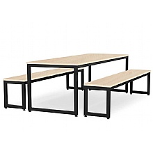Maple Top with Dark Grey Frame