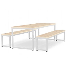 Maple Top with White Frame