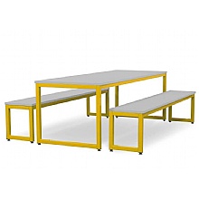Grey Top with Yellow Frame