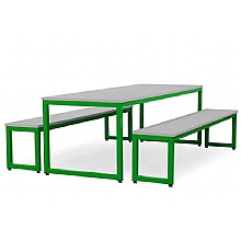 Grey Top with Green Frame
